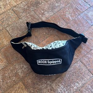 Moon eyes nylon cross body bag from Japan
